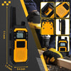 Retevis RB48 Waterproof Walkie Talkies, Heavy Duty Two Way Radio, Advanced Triple Proof, Vibration Call, USB-C, SOS,2000mAh, NOAA, 2 Way Radio(2 Pack) Yellow