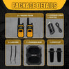 Retevis RB48 Waterproof Walkie Talkies, Heavy Duty Two Way Radio, Advanced Triple Proof, Vibration Call, USB-C, SOS,2000mAh, NOAA, 2 Way Radio(2 Pack) Yellow