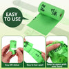 Biodegradable Poop Bags for Dogs,240 Compostable Dog Waste Bags Rolls,Eco-Friendly,Extra Thick,Leakproof,Tear-Resistant,Unscented,Plant-based,ASTM D6400 & EN 13432 Compliant,Light Green