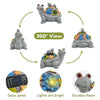 AXEN Solar Garden Outdoor Statues Turtle with Succulent and 7 LED Lights, Outdoor Decorations for Garden Patio Lawn Balcony Yard, Unique Housewarming Gifts
