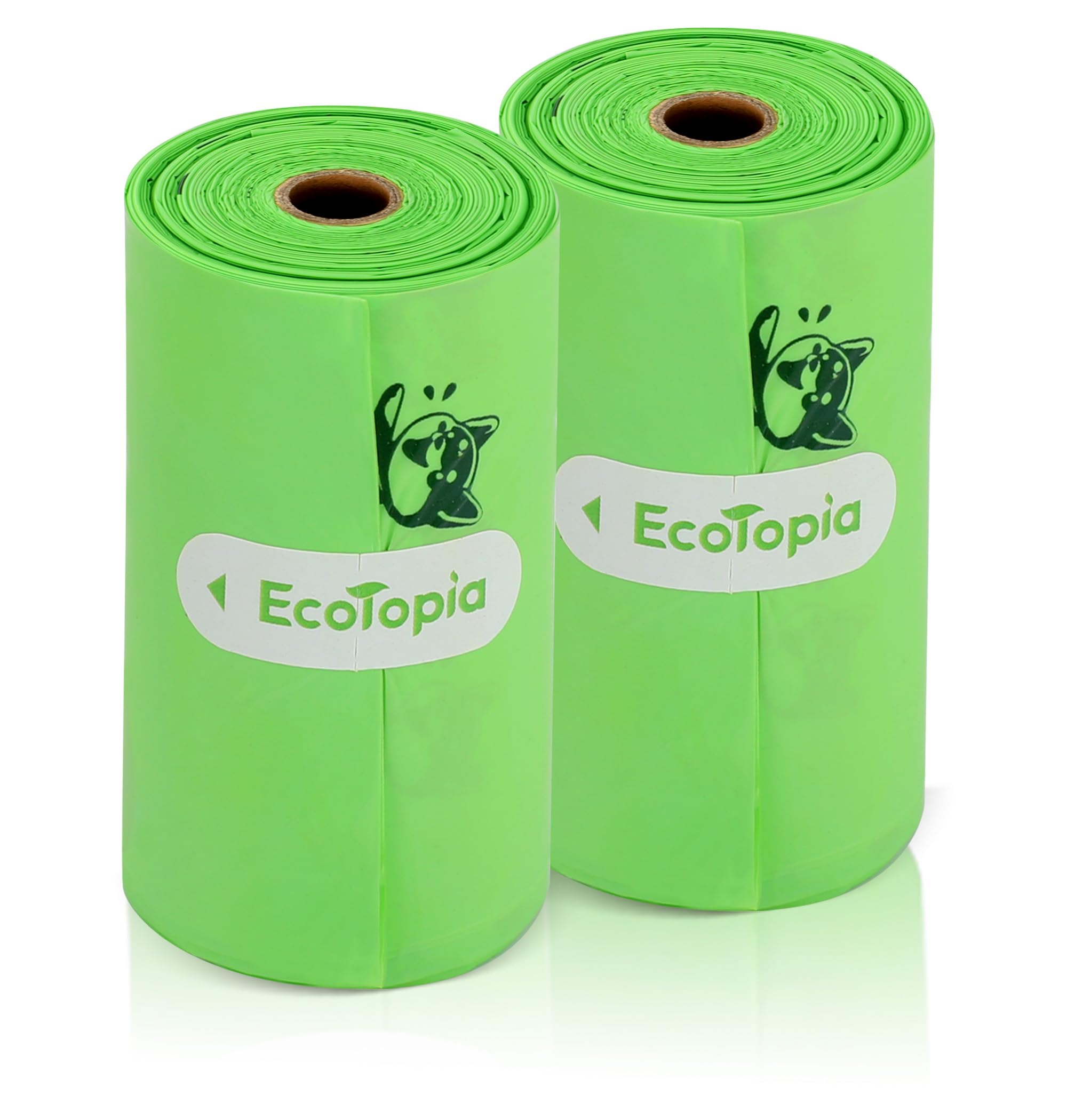Extra 20% Thicker Dog Poop Bags,100% Certified Biodegradable Poop Bags for Dogs,Compostable Dog Waste Bags,Leakproof Pet Trash Bags,Cat Litter Bags,ASTM D6400 & EN 13432 Compliant,2 Rolls 30 Bags