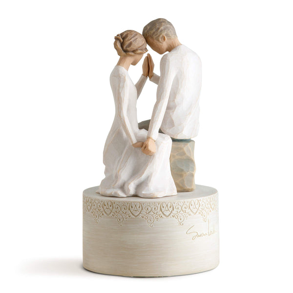 Willow Tree Around You Musical, Sculpted Hand-Painted Musical Figure