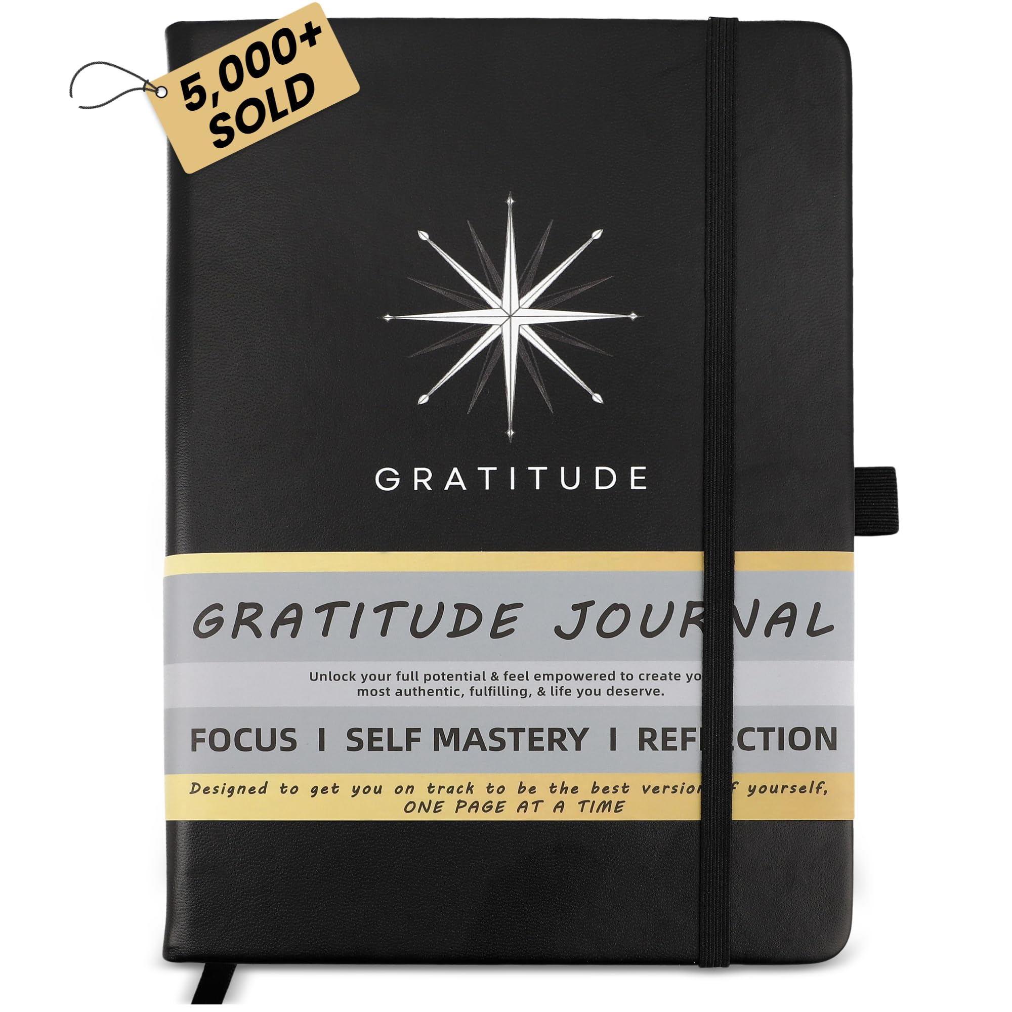 Planners with Purpose Gratitude Journal for Men – Daily Self Care Planner for Happiness, Positivity, Affirmation, Inspirational, Mental Health Wellness – 5 Minute Journal Guided with Prompts Notebook