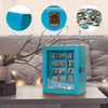 Anxiety Bookshelf for Shake Away Your Anxiety - Small Mini Display Shelf With 200Pcs Miniature Books, Funny Gifts for Lovers, Home Room Living Decor (Light Green)