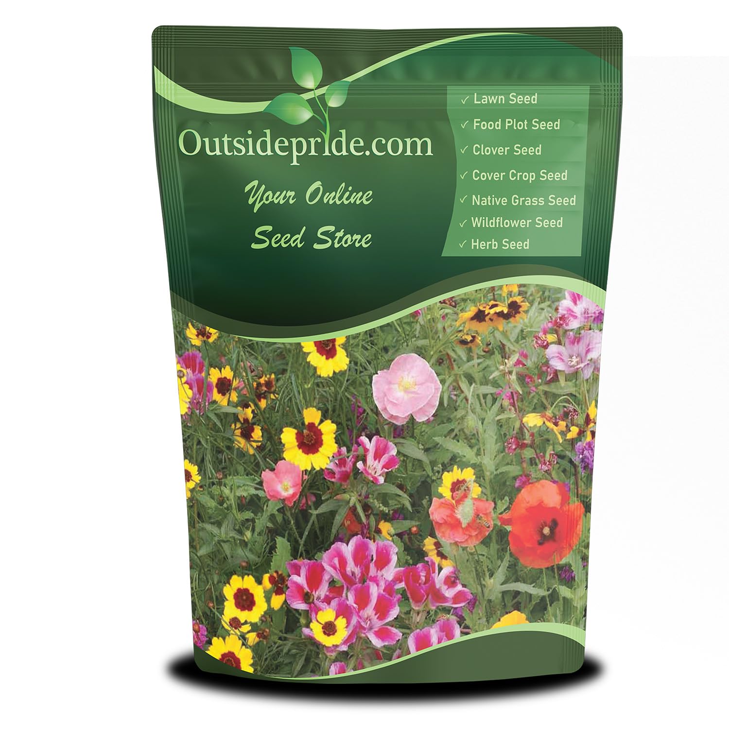 Outsidepride Pollinator Wildflower Seed Mix - 1/4 lb Flower Seeds for Attracting Pollinators, Ideal for All States, Enhances Garden Biodiversity, Supports Bees, Butterflies & Beneficial Insects