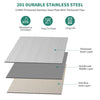 YITAHOME NSF Stainless Steel Table with Overshelves, 30