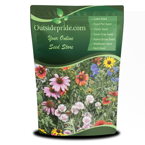 Outsidepride Northeast Wild Flower Seed Mix - 1/4 lbs Premium Blend of Vibrant Biennial & Annual Wildflower Seeds for Northeastern States, Ideal for Meadows, Borders, Gardens, & Attracting Pollinators