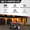 PowerSmart 459CC Gas Powered Outdoor Generator, 12000 Peak Watt for Home Use, Electric Start generator for Camping with Electric Start, Transfer Switch Ready 20A & 30A & 50A Outlets