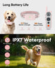Htcuto Wireless Dog Fence System - 3500ft Range, 6000ft Remote Training Collar 2-in-1, Rechargeable, IPX7 Waterproof, 3 Modes (Beep, Vibration, Shock), Keypad Lock, LED Light for 10-130lbs Dogs