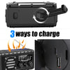 TFTDOUP Emergency Radio Hand Crank Solar, AM/FM/SW NOAA Weather Radio Built-in Flashlight, Reading Light,SOS, Compact & Portable for Camping/Emergencies