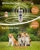 Htcuto Wireless Dog Fence System - 3500ft Range, 6000ft Remote Training Collar 2-in-1, Rechargeable, IPX7 Waterproof, 3 Modes (Beep, Vibration, Shock), Keypad Lock, LED Light for 10-130lbs Dogs