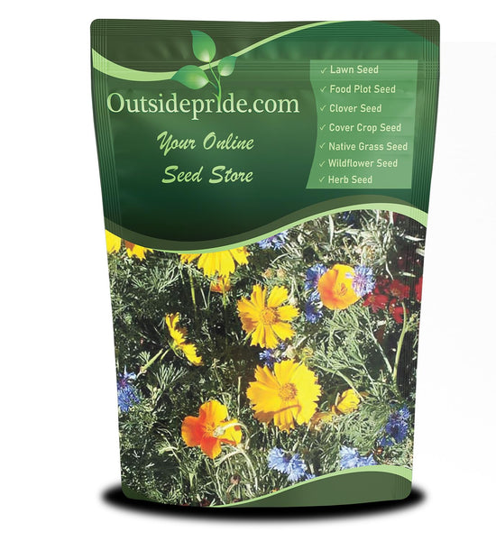 Outsidepride Low Growing Wildflower Seeds - 1 lb Dwarf, & Short, Diverse Perennial & Annual Wild Flower Seed Mix with Long Bloom Season for Colorful Display That Thrives on All States