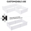 YITAHOME 4x4x2 FT Plastic Raised Garden Bed Kit, Large Outdoor Above Ground Planter Box with Growth Grid for Plants, Vegetables, and Flowers, Easy Installation, White