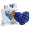 Boxzie Sympathy Gifts, Condolence Gift Box, Bereavement Basket, Sorry for Your Loss Care Package, Thinking of You Grief Boxes for Women, Men, Friend – Condolences Navy Pillow (Modern, Blue, 1)