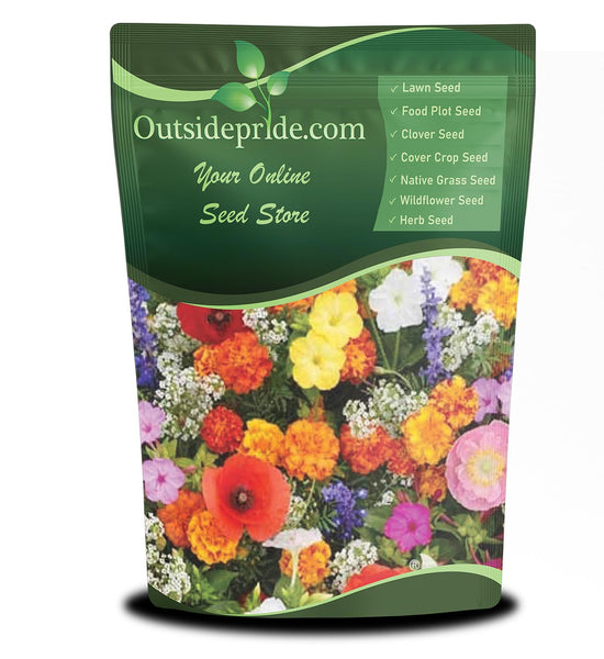 Outsidepride Deer Proof Wildflower Seed Mix - 5 lbs. Colorful Blend of Easy to Grow, Drought-Tolerant Annual & Perennial Wildflower Seeds for a Deer-Free,Vibrant Meadow & Pollinator-Friendly Garden