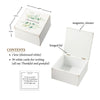 Lillian Rose Rustic Botanical Gratitude Box with 30 Note Cards, One Size, white, multi