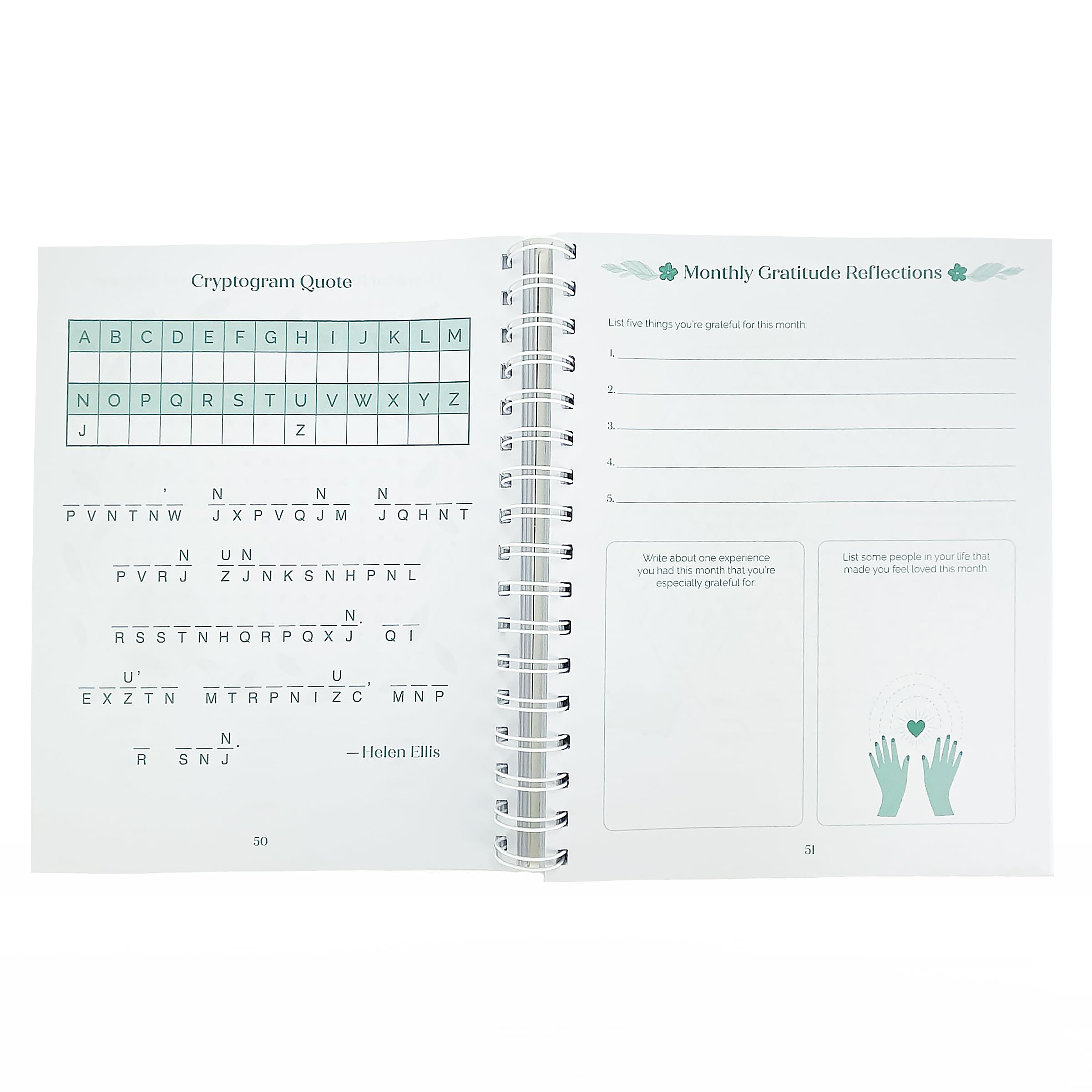 Gratitude Puzzle Book and Journal: 365+ Puzzles and Activities for a Grateful Heart and Mind (Journaling & Reflection, Puzzles, Word Searches & More); ... (Part of the Brain Busters Puzzle Collection)