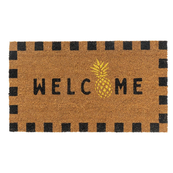 Folkulture Welcome Matt Outdoor | 16 x 28 Door Mats for Front Door Mat Outside Entrance | Eco Friendly | Welcome-Mats Cute | Coir Door Mats | Outdoor Decor for Home | Durable & Anti Slip