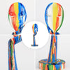 Creative Simple Colorful Women Face Art Statue Thinker Lady Sculpture Abstract Characters Crafts Ornaments Home Decor Modern Office Bedroom Study Room Studio Decorations (Large 15.3x4.9x4.9in)