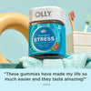 OLLY Goodbye Stress Gummy, GABA, L-Theanine, Lemon Balm, Stress Relief Supplement, Berry - 42 Count