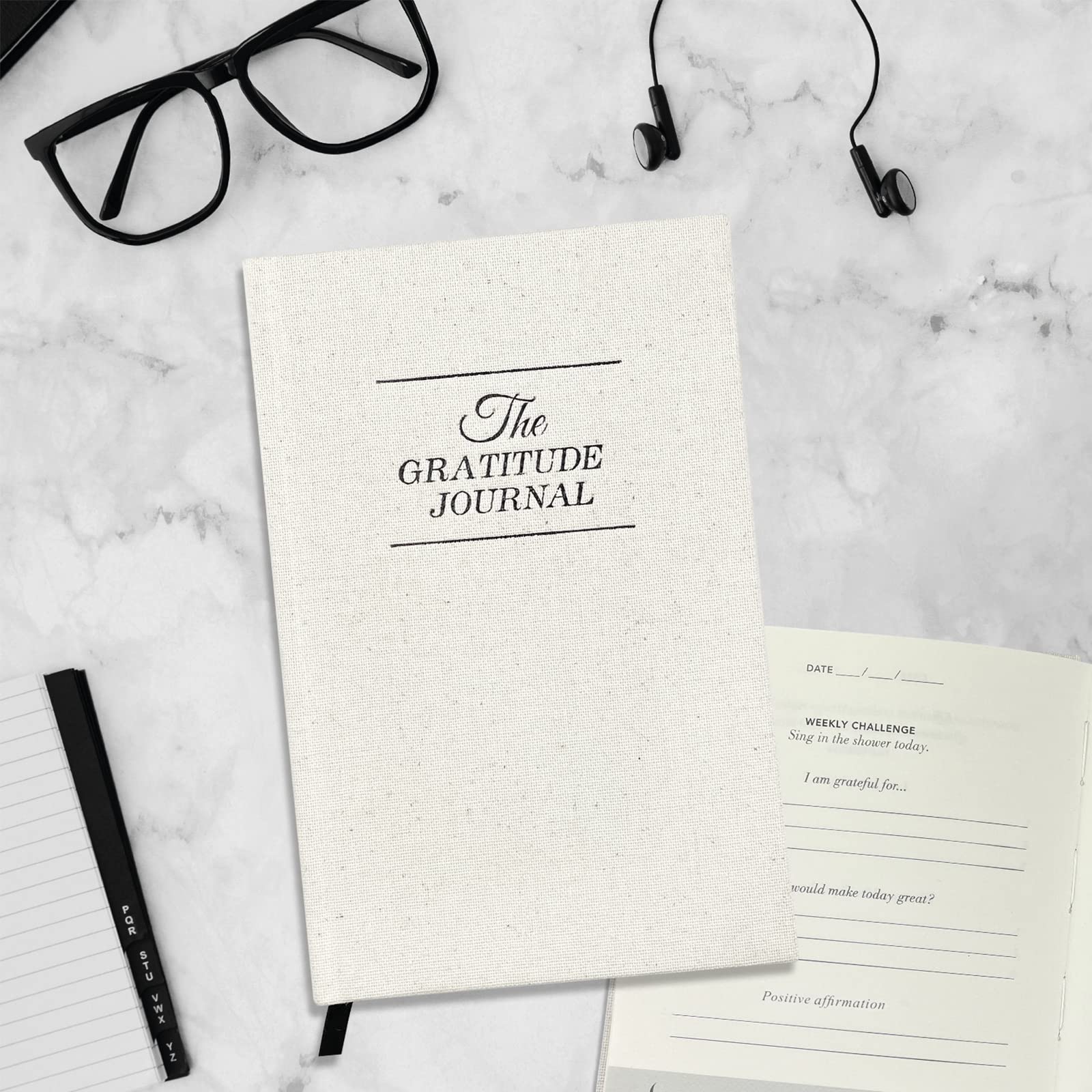Gratitude Journal for Women - Quick Guided Daily Prompts with Positive Affirmations, Mindfulness Exercises for Happiness, Reflection & Wellness Self Care (5-Minute Routine)