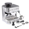 Zstar Espresso Machine with Milk Frother, 15 Bar Professional Coffee Maker with Grinder, Italian ULKA Pump, 2.5L Removable Water Tank, Coffee Machine for Cappuccino Latte, Gift for Mom