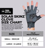 Tough Outdoors Fingerless UV Fishing Gloves - Men & Women - UPF 50+ Sun Protection - Kayaking & Sailing Gloves