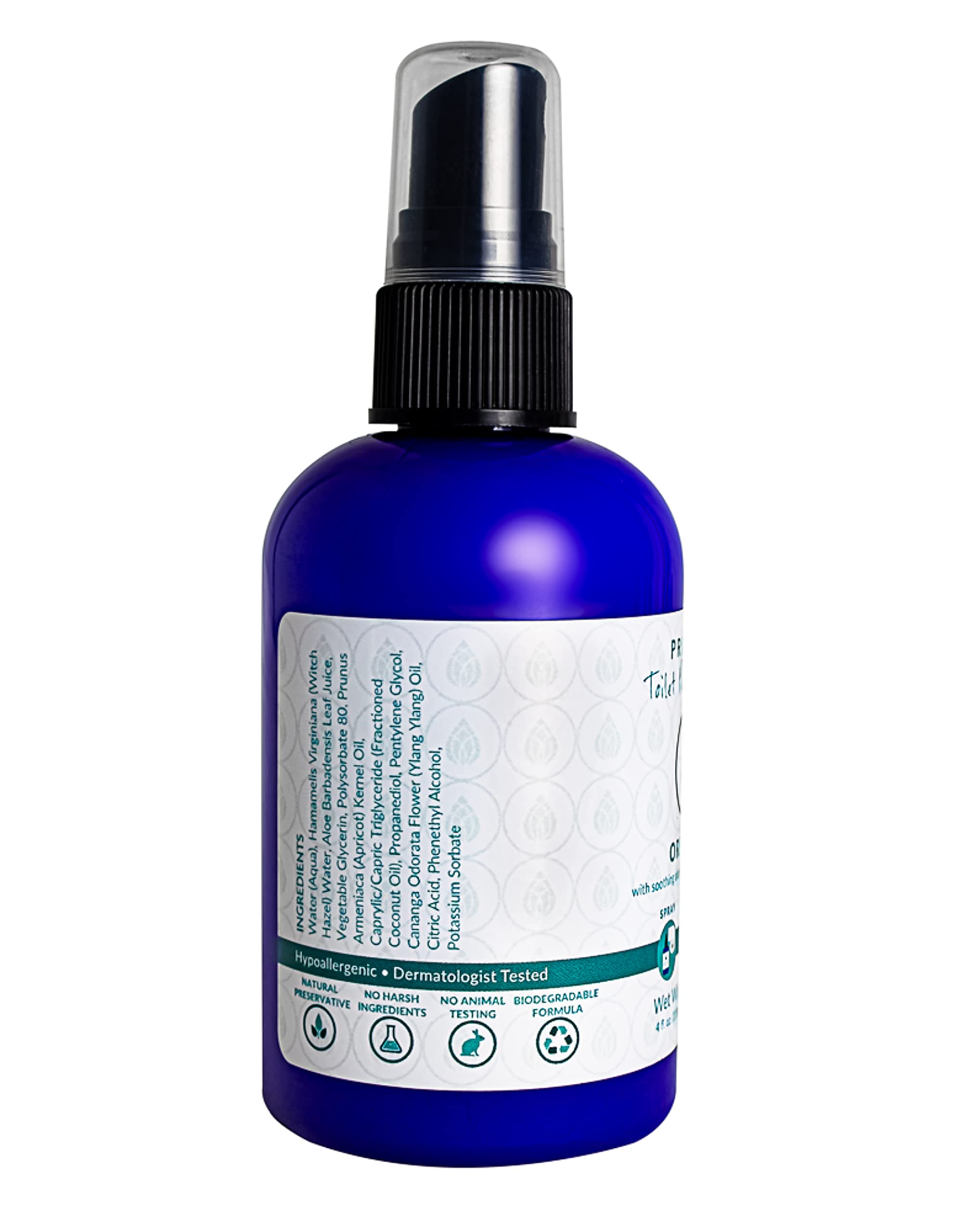 Pristine Toilet Paper Spray: As Seen on Shark Tank, the More Natural Alternative to Flushable Wet Wipes & Personal Cleansing Wipes, Spray Dry Toilet Paper to Create a Flushable Wipe - Original