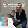 BestSelf Conversation Cards for Kids Little Talk Deck - 150 Prompts, Ideal Classroom Must Haves and Therapy Tools, Social Skills Activities and Fun Conversation Starters for Kids and Families