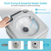 YITAMOTOR 3.17 Gallon Portable Toilet for Camping, RV Travel Potty with Press Flush Pump, Leak-proof Seal Ring for Travel, Boating, Hiking, Trips