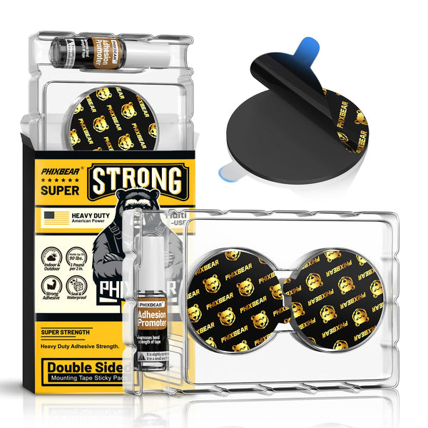 PHIXBEAR Extreme Double Sided Mounting Tape – Heat & Water Resistant, 24-Pack 2