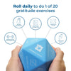 Gratitude Journal with a 20 Sided Ball with Daily Thankfulness Exercises – Establish a 5 Minute Habit to Fight Depression and Anxiety – Positivity, Self Care, Be More Grateful