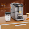 Garveehome Fully Automatic Espresso Coffee Machine with Milk Frother, 20 Bar Pressure, 15 Adjustable Grind Levels, 8-In-1 Coffee Maker with TFT Touchscreen, Removable Water Tank Cappuccino Latte Maker