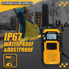 Retevis RB48 2 Way Radio Long Range, IP67 Waterproof Walkie Talkies Adults, Drop-Proof, 2000mAh, Emergency, Heavy Duty Two Way Radios, for Job Site Construction Warehouse(6 Pack)