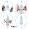 LeakLocks® Toiletry Skins™ Elastic Sleeve for Leak Proofing Travel Container in Luggage. For Standard and Travel Sized Toiletries. Reusable Accessory for Travel Bag Suitcase and Carry-on Luggage