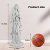 VChymm Virgin Mary Statue 31.49 Inch Religious Garden Statue Solar Mary Statue Outdoor Yard Patio Deck Home Entryway Hallway Sculpture