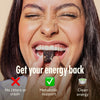 GEM Energy Caffeinated Bite, 40mg Caffeine, Ginseng Root, L-Theanine, Holistic Sustained Energy, Supports Metabolism, Stamina & Endurance | Chocolate Cacao Sea Salt | 28 Servings