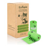 Tear-Free Dog Poop Bags Rolls and Recyclable Poop Bags Dispenser,ASTM D6400 & EN 13432 Compliant Dog Waste Bags,Extra Thick&Leakproof,120Bags,Light Green