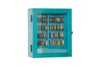 Anxiety Bookshelf for Shake Away Your Anxiety - Small Mini Display Shelf With 200Pcs Miniature Books, Funny Gifts for Lovers, Home Room Living Decor (Light Green)