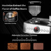 Garvee 20 Bar Espresso Machine, Espresso Maker with Grinder and Milk Frother Steam Wand, Professional Coffee Machine with 96 Oz Removable Water Tank for Cappuccino Latte, Silver