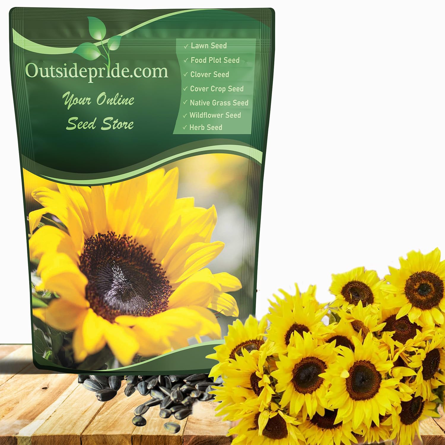 Outsidepride Dwarf Sunspot Sunflower Seeds for Planting - 1 Lb. Annual, Easy to Grow Flower Seeds w/Vibrant, Abundant Blooms for Cut Flower Arrangements & Pollinator & Vegetable Gardens