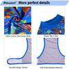 PetWarm Dog Spay Recovery Suit, Surgery Suit for Dogs, Onesie for Dogs, Anti-Licking Dog Surgical Recovery Pajamas, Bodysuit for Abdominal Affected Areas Sensitive Skin Areas, Zoo Pattern, Blue, XS