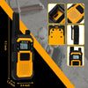 Retevis RB48 Heavy Duty Walkie Talkies, Waterproof Two Way Radio, Advanced Triple Proof, 2000 mAh, Emergency, 2 Way Radio Long Range for Job Site (4 Pack) Yellow