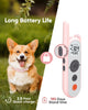 Htcuto Wireless Dog Fence System - 3500ft Range, 6000ft Remote Training Collar 2-in-1, Rechargeable, IPX7 Waterproof, 3 Modes (Beep, Vibration, Shock), Keypad Lock, LED Light for 10-130lbs Dogs