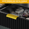 DWVO Fluted Makeup Vanity Desk with Large 27