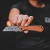 NUKNIVES U23 Kumpanter Folding Utility Knife - Versatile EDC Knife with Quick-Release Blade, Compact Foldable Pocket Utility Knives - Copper