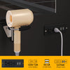 DWVO Vanity Desk with Large LED Mirror, Power Outlet, 47