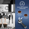 GarveeHome Semi-Automatic Espresso Machine, Coffee Machine with Grinder and Steam Milk Frother, LCD Smart Screen Espresso Maker with 78 Oz Removable Water Tank for Cappuccinos and Lattes