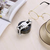 Kinetic Brass Spinning Top for Adults, Desk Fidget Toy, Stress Relief Toy for Office (Black)…
