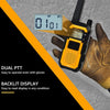 Retevis RB48 2 Way Radio Long Range, IP67 Waterproof Walkie Talkies Adults, Drop-Proof, 2000mAh, Emergency, Heavy Duty Two Way Radios, for Job Site Construction Warehouse(6 Pack)